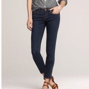 J.Crew Factory Stretch Medium Wash Cropped Jeans